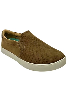 Zapatilla sin cordones Dr. Scholl's Madison para mujer madera tela marrón Foto 1 de 3