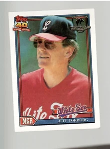1991 Topps Desert Shield Jeff Torborg - Imagen 1 de 2