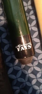 Minnesota Fats Green Wood Pool Cue With Case, With Chalk New! - Picture 1 of 7