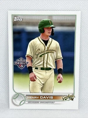 2022 Topps Pro Debut Henry Davis #PD-139.1 - Image 1 of 2