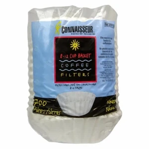 Connaisseur 8-12 Cup Basket Coffee Filters White Pack of 700 Rockline - Picture 1 of 1