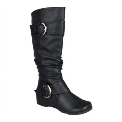 New Women's Top Moda  Best-80 Casual Comfort Slouch Mid Calf Boot- Blk Size 6 - Image 1 of 2