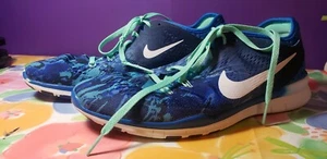 Nike 704695-403 Free 5.0 TR Fit Lace-Up Crossfit Training Shoes Women's US 9.5 - Picture 1 of 9