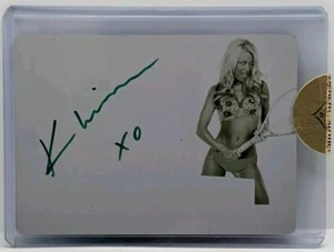 2010 Bench Warmer Kirsten Lingman Auto Printing Plate Autograph - Picture 1 of 2