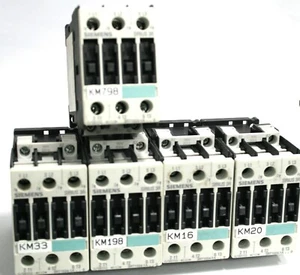 Siemens 3RT1024-1A..0 Motor Starter Contactor Relay 10 HP 35A 120V Coil lot of 5 - Picture 1 of 5