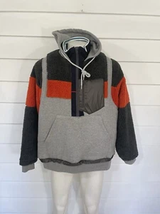 FACETASM MIX SPORTS JACKET Half Zip Jacket Hoodie Pullover size 4 Made in Japan - Foto 1 di 15