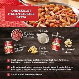 Hunt's Fire Roasted Diced Tomatoes, Keto Friendly, 14.5 oz - Picture 1 of 12