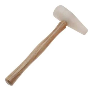 Domed Nylon Hammer Large 5" Head Plastic Mallet Forming Dapping Metalsmith 8 oz. - Picture 1 of 4