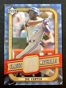 Upper Deck Classics MA-JO 2005 Joe Carter materiales ¡juego usado! - Imagen 1 de 2