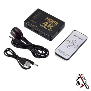 HDMI Switch 5-in-1 Splitter Adapter Umschalter Verteiler 4K Ultra HD HDR HDCP 3D - Bild 1 von 5