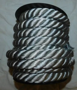 HOULES PARIS. NEUES SEIL D 24mm L 10ml. GRAU. TREPPE HANDLAUF KUSS - Bild 1 von 8