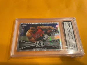 JURON CRINER RAIDERS 2012 TOPPS CHROME XFRACTROR ROOKIE RC # 195 GRADED 10 L@@@K - Picture 1 of 2