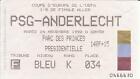Used Ticket Psg Saison 1992/1993 - Paris Saint Germain - Division 1 - Ligue 1