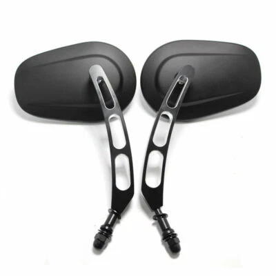 Espejo retrovisor negro CNC para motocicleta Kawasaki Vulcan 2000 1700 1600 1500 900 Foto 1 de 4