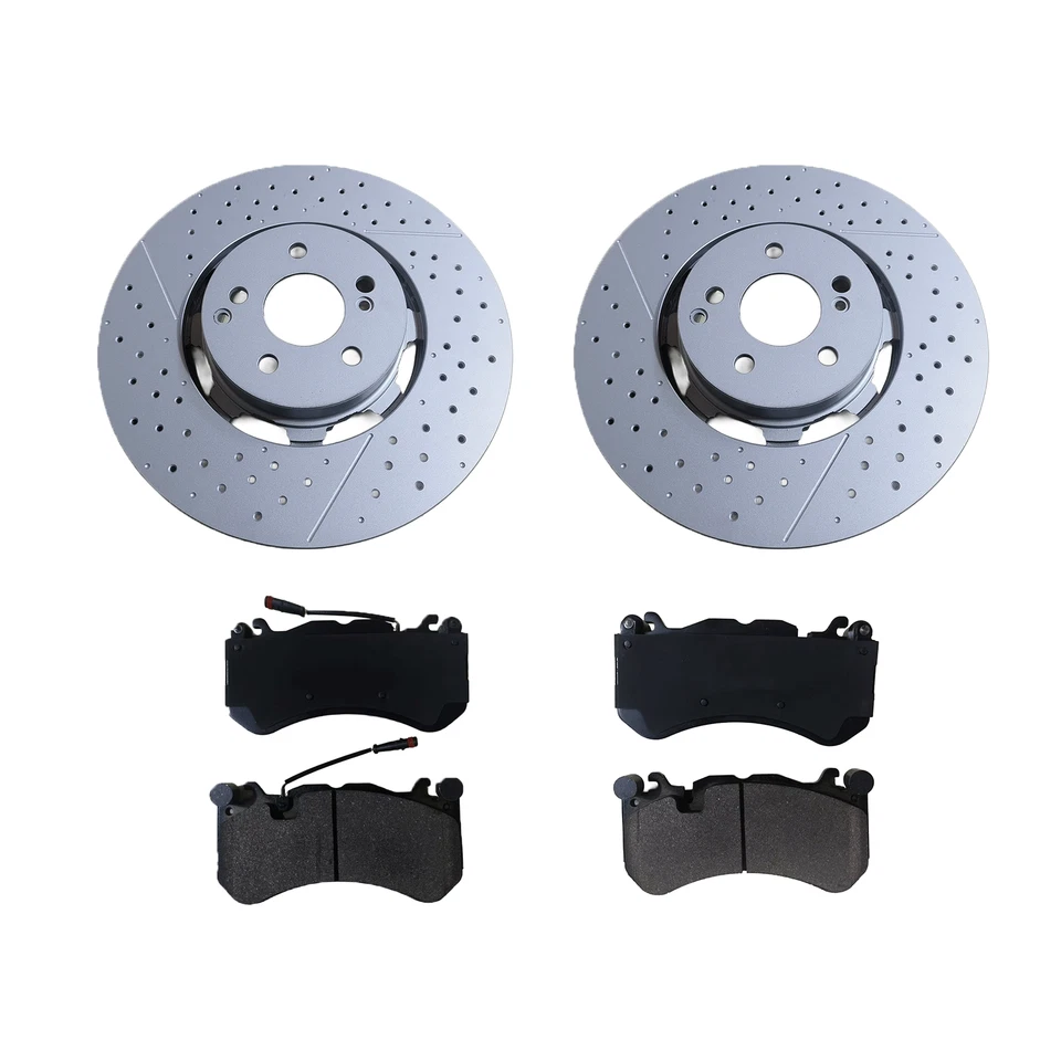 NEW For Mercedes Benz E63 AmgS C63 Cls63 Amg front brake pads and motors US - Image 1 of 4