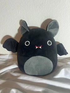 Squishmallows 2019 Emily The Bat RARE 8 Inch Solid Black Halloween Plush Doll - Picture 1 of 5