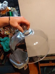 Cúpula de vidrio para pasteles de 11x8" - Imagen 1 de 5