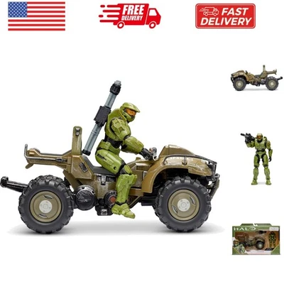 4-дюймовая фигурка и транспортное средство «Мир» — Мангуст с Master Chief - Изображение 1 из 4