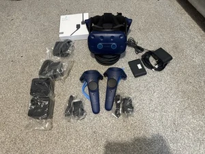 HTC Vive Pro Eye Full Kit PCVR HEADSET (headset,controllers, 1.0Basestations) - Picture 1 of 4