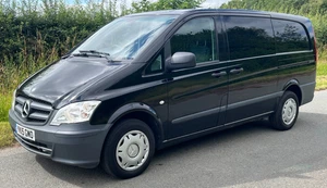 Mercedes Benz Vito 113 Dualiner In Black, 2.1 Cdi LWB 5 Seats, Twin SLD NO V.A.T - Picture 1 of 23
