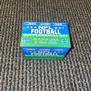 1989 Score Football Supplemental Card Set 110 Player Cards + 10 Complete Set  - Picture 1 of 2