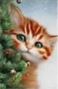 CAT (1) CROSS STITCH PATTERN - Picture 1 of 2