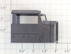 Athearn 60200 HO Scale Black Unpainted SD70M Diesel Locomotive Cab Shell - Picture 1 of 4