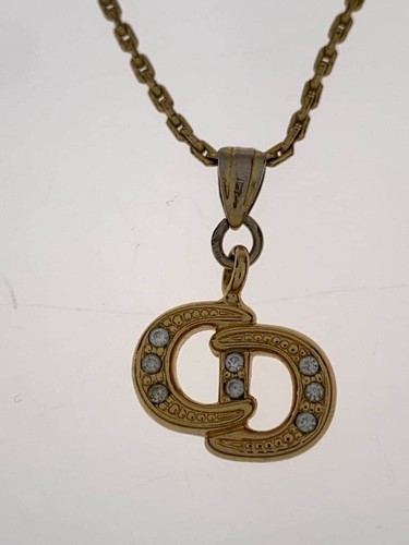 Collana Christian Dior CD Top donna colore pietra GLD con