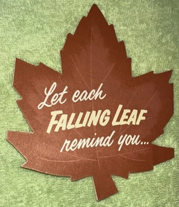 Standard Oil Home Heating Be Prepared "Let each Falling Leaf Remind You" Foldout - Picture 1 of 8