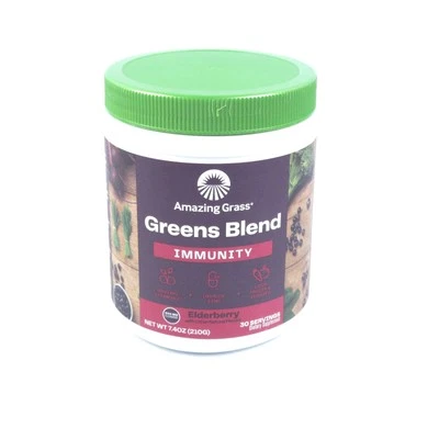 Increíble mezcla de hierbas verdes superalimento, inmunidad, saúco, 30 porciones paquete de 1 Foto 1 de 4