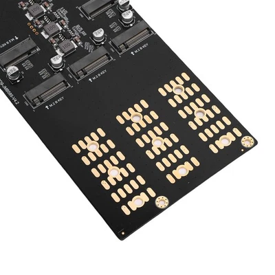 M.2 PCIe To M.2 Serial ATA SSD Adapter 5 Slot M.2 PCIe Expansion Card For 2 SLK - Image 1 of 4