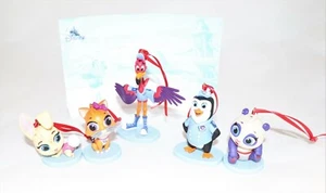 Disney T.O.T.S. Juego de 5 adornos navideños Freddy Pip Precious Mia Blondie TOTS - Imagen 1 de 2