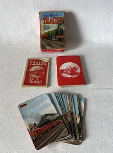 Vintage Pepys IAN ALLANS TRAINS Card Game Full Deck + Instructions in Orig Box - Picture 1 of 23