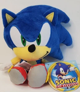 Peluche Sega Sonic Hedgehog 30 aniversario Jakks Pacific juguete relleno 9" 2022 nuevo con etiquetas - Imagen 1 de 9