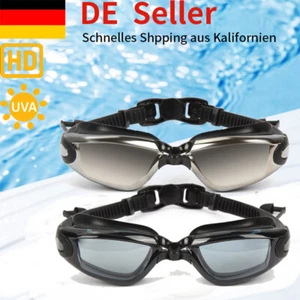 Taucherbrille Schwimmbrille UV-Schutz&Antibeschlag für Erwachsene Herren Damen - Bild 1 von 27