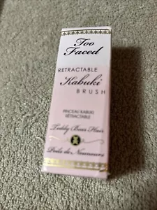Too Faced Teddy Bear Hair Multi-Tasking Retractable Kabuki Brush ~ New in Box - Picture 1 of 4