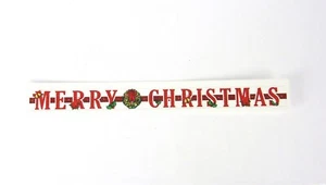 Dollhouse Miniature Merry Christmas Banner, 4" long, H106 - Picture 1 of 1