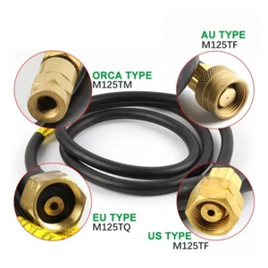 Manguera de gas GLP/propano ORCA de 1,25 m para soldadura y soldadura de antorchas de joyería - Imagen 1 de 16