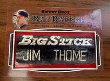 02 Upper Deck Sweet Spot Jim Thome Bat Barrel 1/3