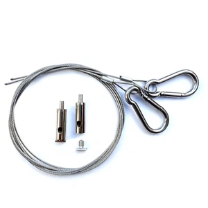 Stufenlose Lampenaufhängung aus Edelstahl | ideal für Grow LED - Bild 1 von 1