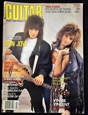 Guitar for the Practicing Musician May 1987 Featuring Bon Jovi, Kirk Hammett