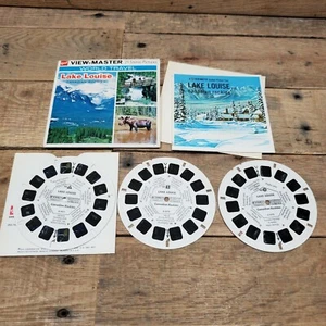 View Master Reel Sawyers Lake Louise Canadian Rockies World Travel - Picture 1 of 6