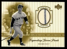 2000 Upper Deck Legends Legendary Game Jerseys #JRM Roger Maris Relic Yankees