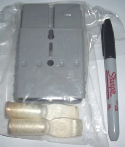 Original Anderson SB350 with 2/0 Lugs 906-BK  907-BK Grey - Picture 1 of 1