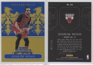 2014-15 Panini Excalibur Crusade Blue /149 Joakim Noah #63