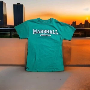 Marshall University Grandparent SS Med Green CHAMPION Tshirt New 38" X 26" - Picture 1 of 8
