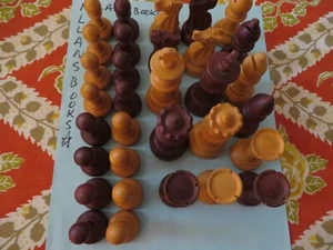 Vintage Allan Troy Chess Set-Vintage Lardy Set/Box #DF-1 The Queen's Gambit! 2/3 - Picture 1 of 10