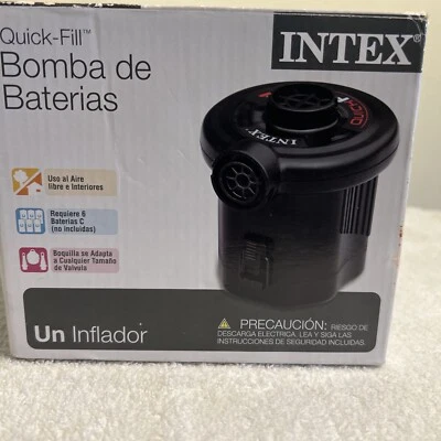 💥Intex Quick-Fill Battery Powered Air Pump For Camping Recreation Use 68638E - Image 1 of 4