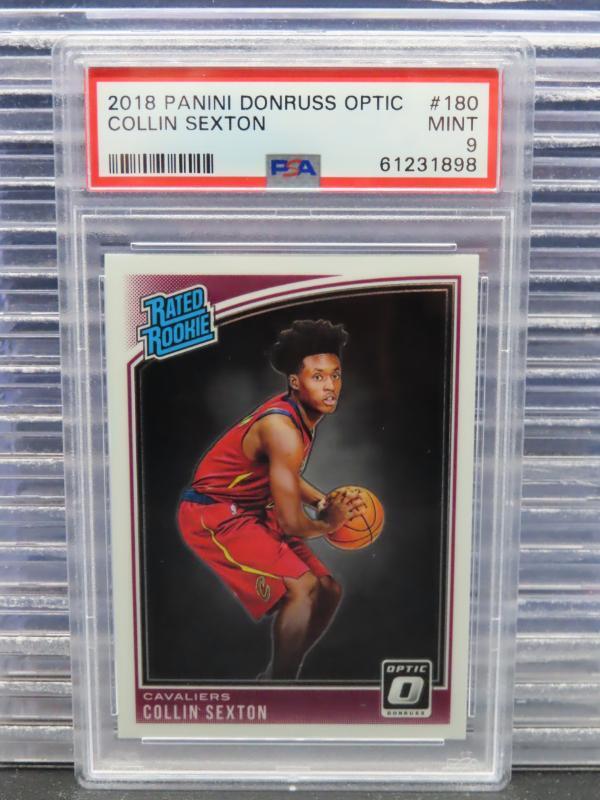 2018-19 Panini Donruss Optic Collin Sexton Rated Rookie RC #180 PSA 9 Cavaliers