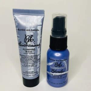 Bumble and Bumble Thickening Plumping Mask + Blonde Leave In Tone Spray 1 oz - Picture 1 of 2